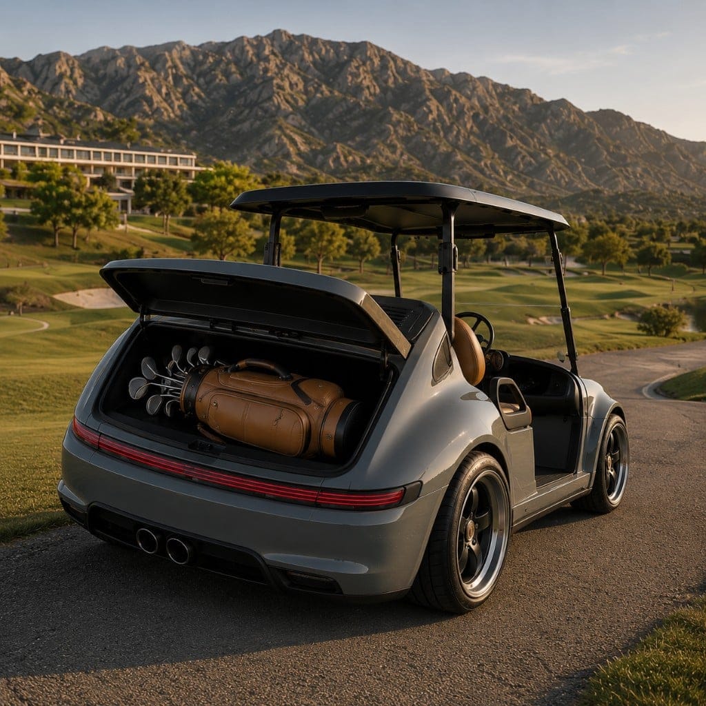 GTlife Boutique golf cart in a premium setting
