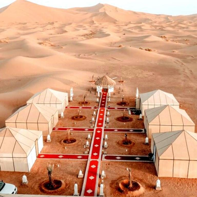 Merzouga camp on the GTlife Desert Experience