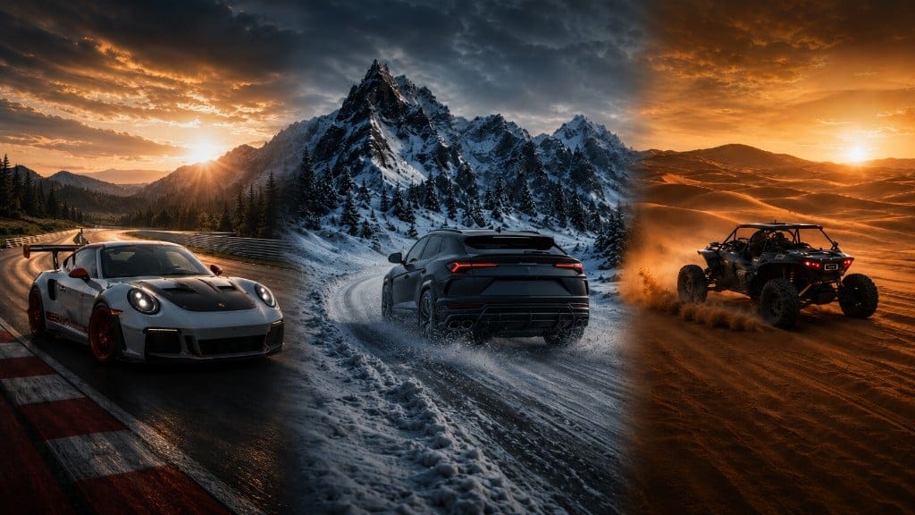 GTlife training: circuit, snow and desert