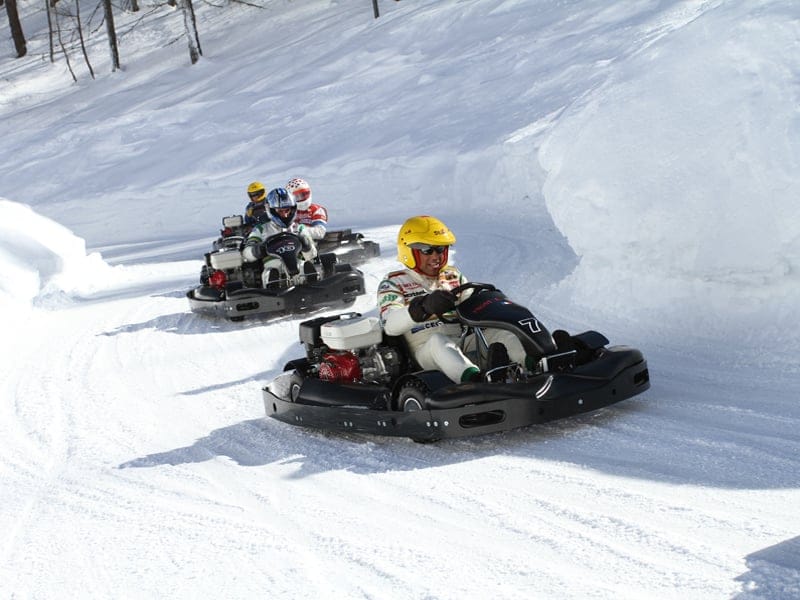 Ice karting at GTlife Winter Stage