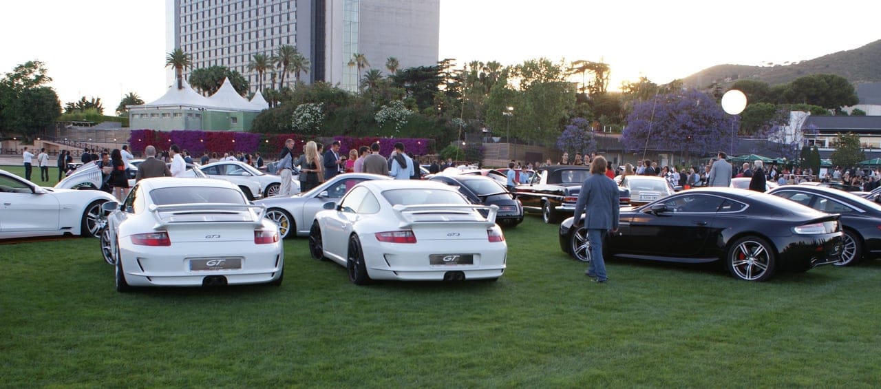 GTlife Autobello gathering at the Polo Club, with Porsche 911 GT3s