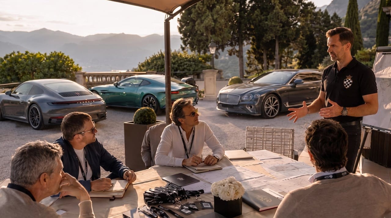 Ignacio Milán, GTlife founder, during a driving session
