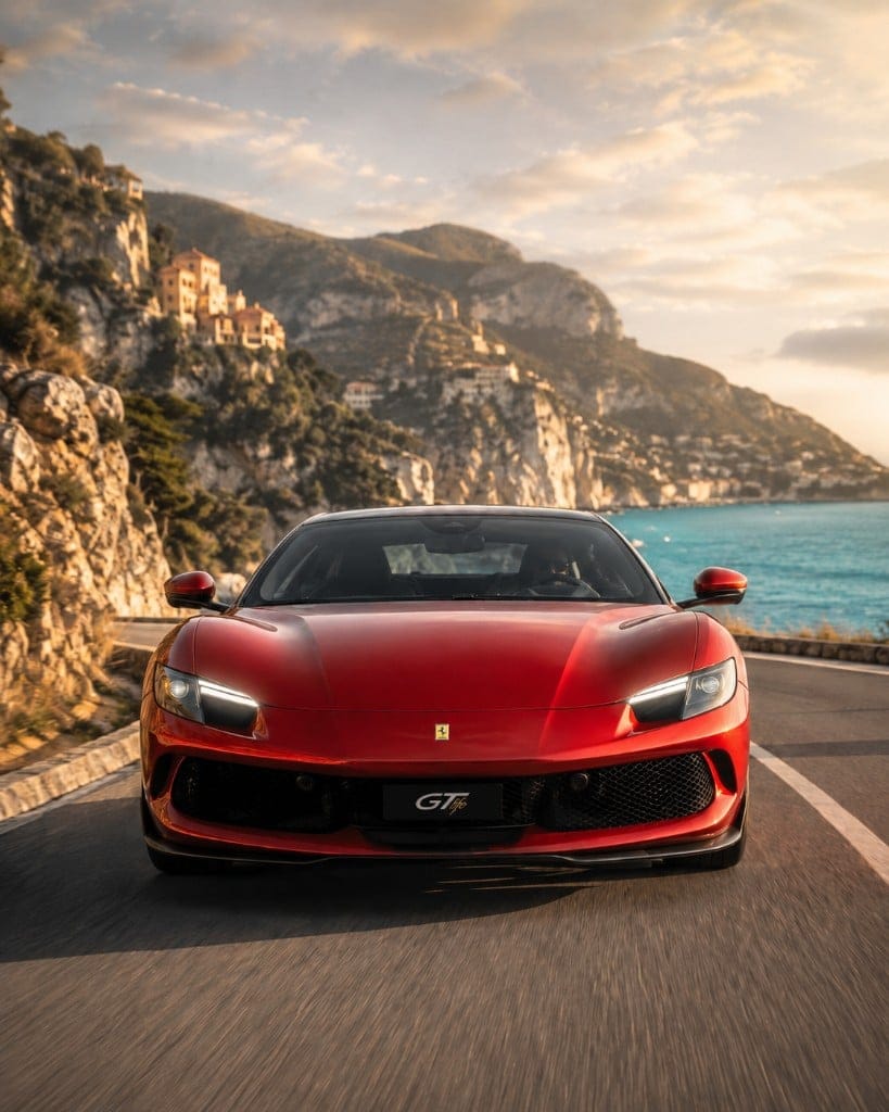 GTlife supercars on a scenic mountain route