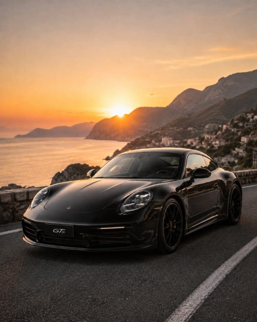 Landscape and scenic driving on a GTlife route